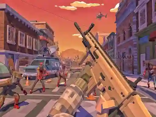 Гульня Polygon War Z Zombie онлайн