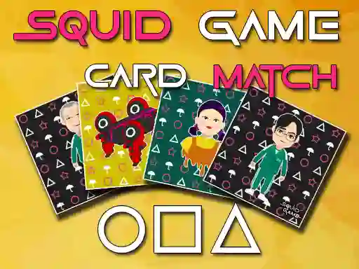 Гульня Squid Game Memory Card Match онлайн