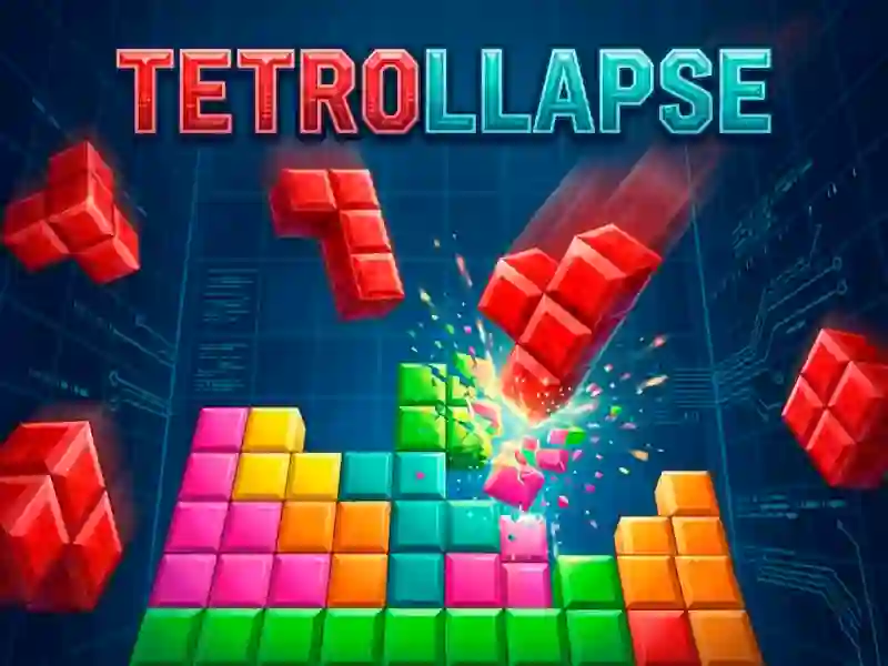 Гульня Tetrollapse онлайн