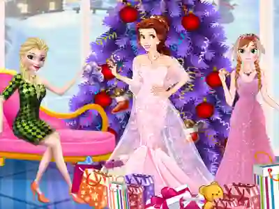 Гульня Girls Christmas Party Prep онлайн