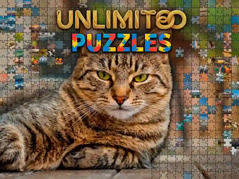 Гульня Unlimited Puzzles онлайн