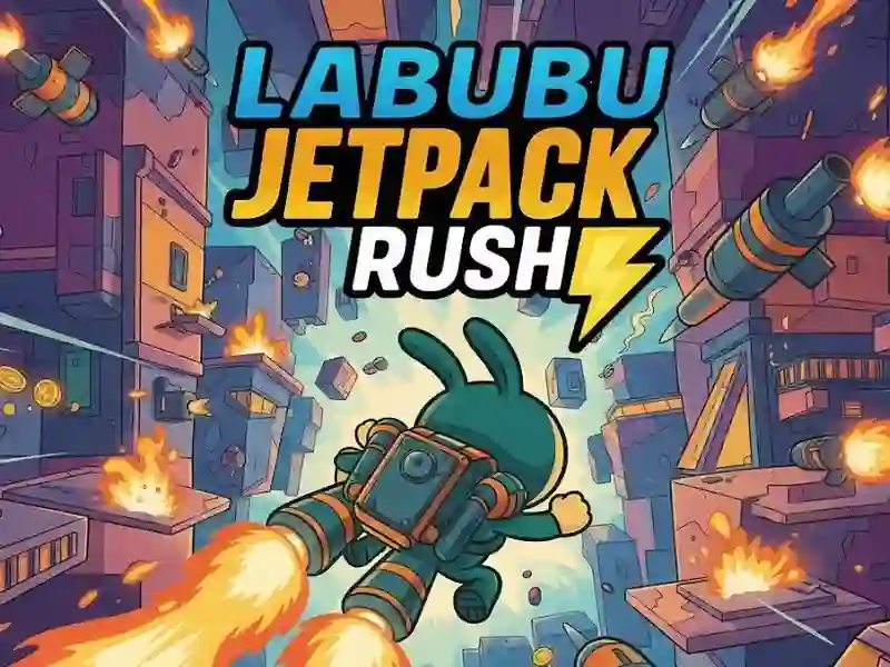 Гульня Labubu Jetpack Rush онлайн
