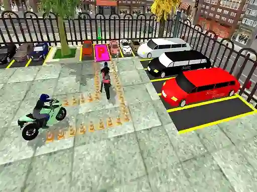 Гульня Advance Bike Parking онлайн