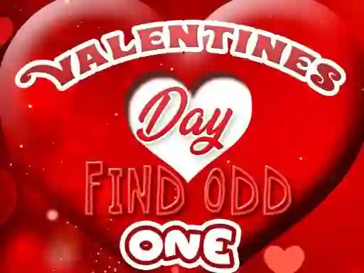 Гульня Valentines Day Find Odd One онлайн