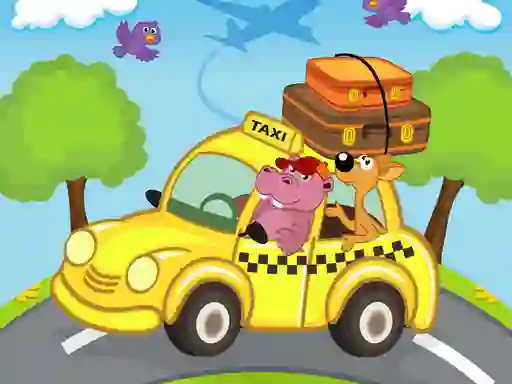 Гульня Animal Cars Match 3 онлайн