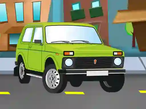 Гульня Russian Cars Differences онлайн