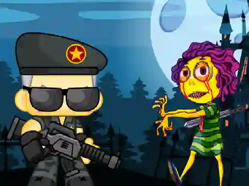 Гульня Zombie Shooter 2d онлайн