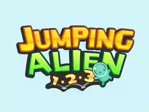 Гульня Jumping Alien 1.2.3 онлайн