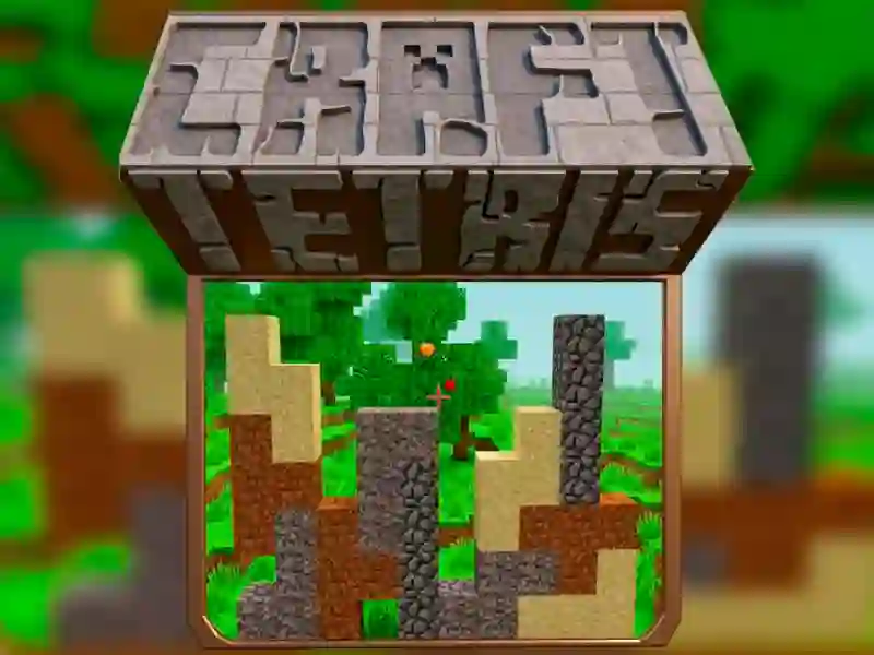 Гульня Craft Tetris онлайн