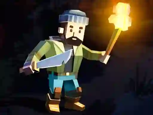 Гульня Cube Craft Survival онлайн