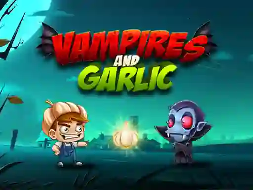 Гульня Vampires And Garlic онлайн
