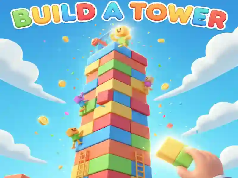 Гульня Build a tower онлайн