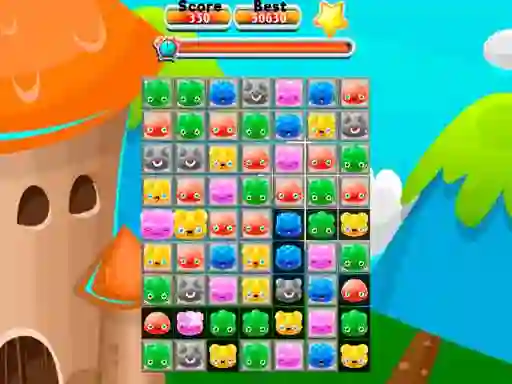 Гульня Jelly Match Worlds онлайн