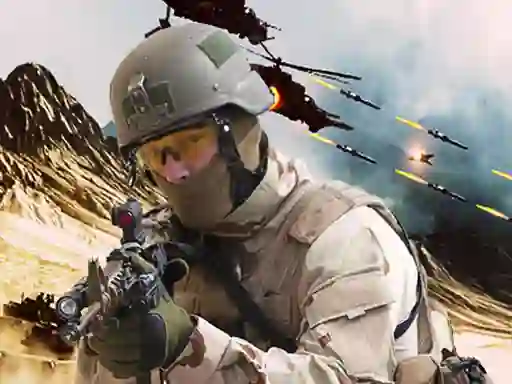 Гульня Modern Commando Combat онлайн