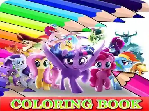 Гульня Coloring Book for My Little Pony онлайн