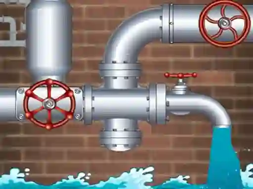 Гульня Plumber Pipes 2D онлайн