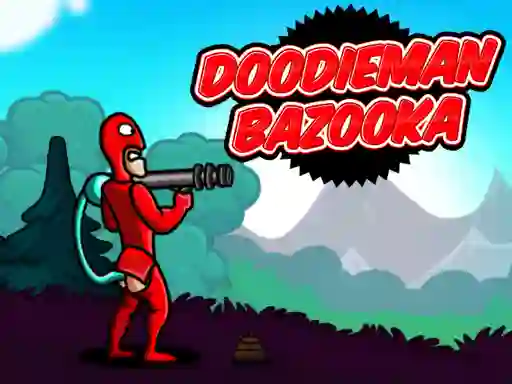Гульня Doodieman Bazooka онлайн