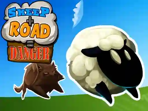 Гульня Sheep + Road u003d Danger онлайн