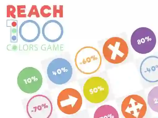Гульня Reach 100 Game of dots онлайн