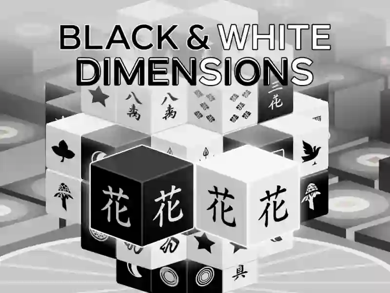 Гульня Black and White Dimensions онлайн