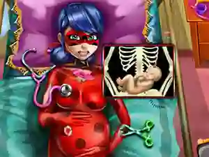 Гульня Pregnant Dotted Girl Emergency онлайн