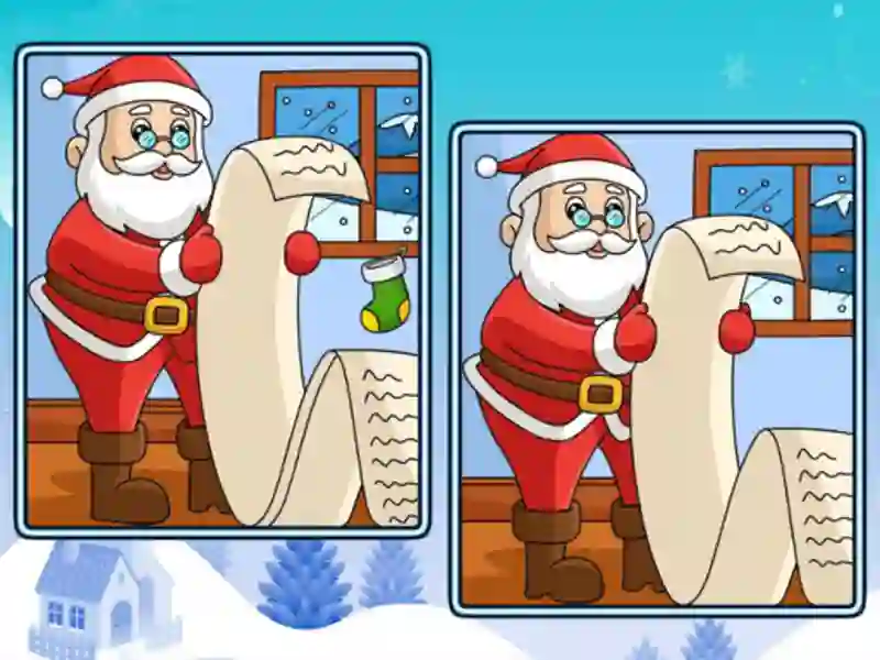 Гульня Christmas Spot the Difference онлайн