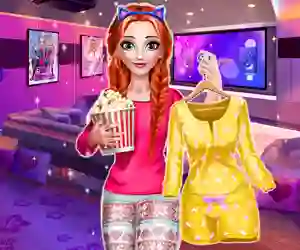 Гульня Annie Movie Night онлайн