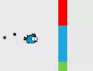 Гульня Flappy Color Birds онлайн