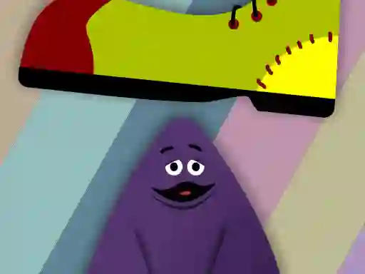 Гульня Grimace vs giant clown shoes онлайн