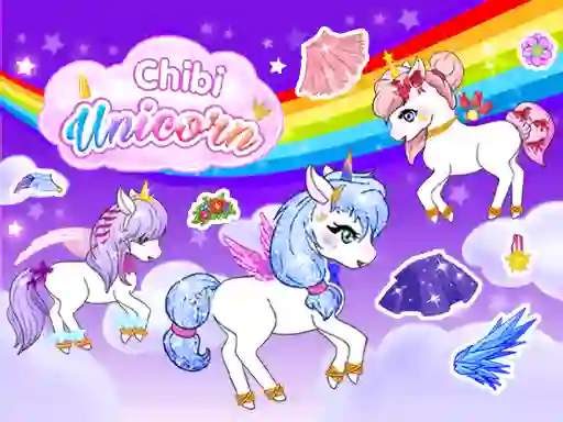 Гульня Chibi Unicorn онлайн