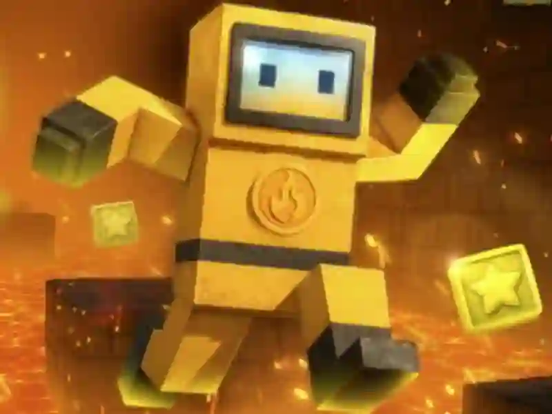 Гульня Lava Blox онлайн
