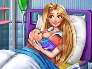 Гульня Goldie Princess Mommy Birth онлайн