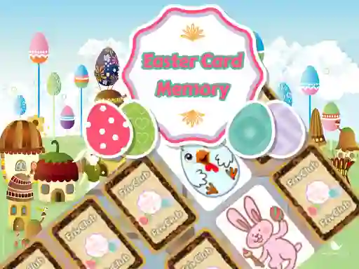 Гульня Easter Card Memory онлайн