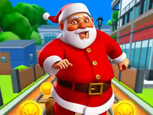 Гульня Santa Run онлайн