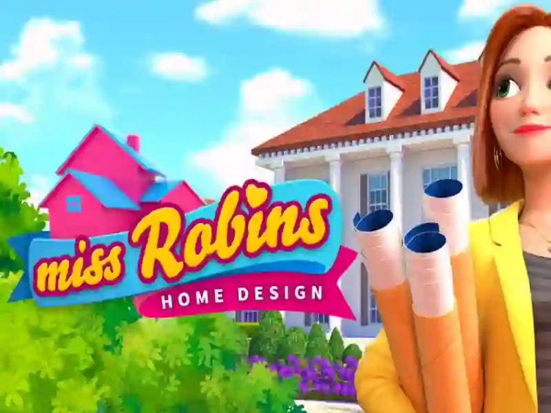 Гульня Miss Robins Home Design онлайн
