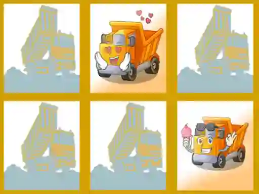 Гульня Dump trucks memory онлайн