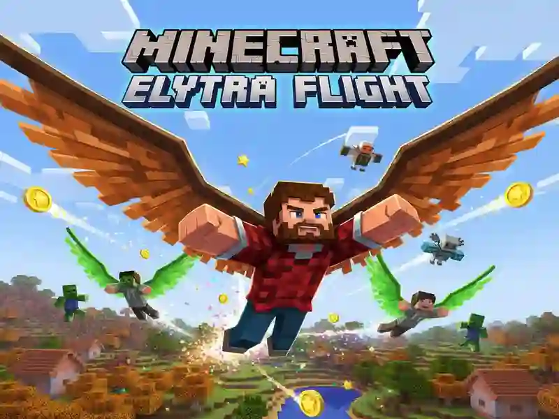 Гульня Minecraft: Elytra Flight онлайн