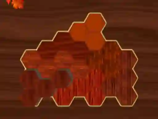 Гульня Woody Block Hexa Puzzle онлайн
