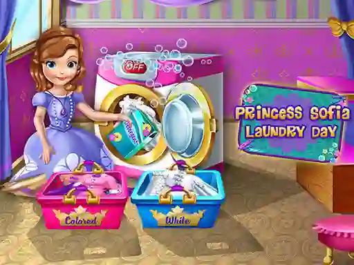 Гульня Young Princess Laundry Day онлайн