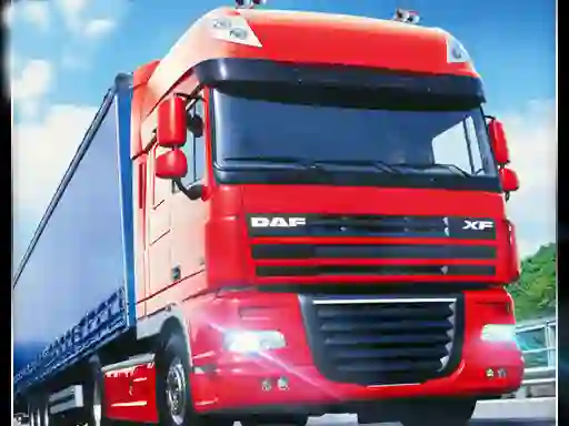 Гульня Euro Truck Simulator Cargo Truck Drive онлайн