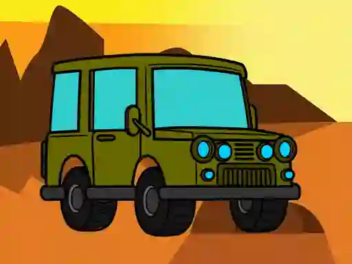 Гульня Off-Road Coloring Book онлайн