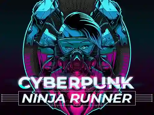 Гульня CyberPunk Ninja Runner онлайн