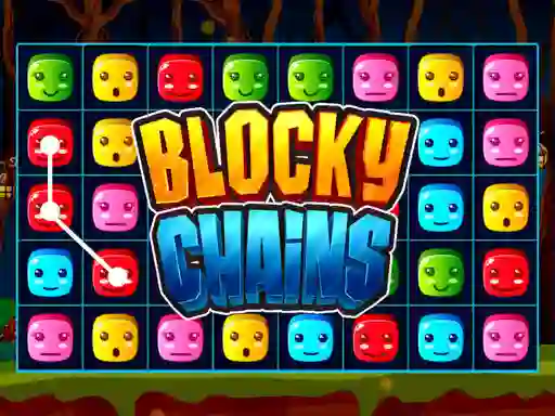 Гульня Blocky Chains онлайн