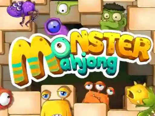 Гульня Monster Mahjong онлайн