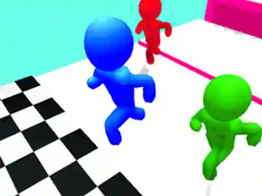 Гульня Stickman Race 3d онлайн