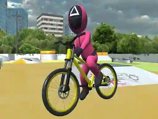 Гульня Squid Gamer BMX Freestyle онлайн