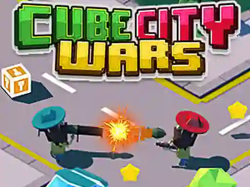 Гульня Cube City Wars онлайн