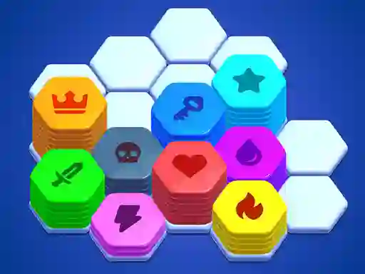 Гульня Hexa Sort Master онлайн