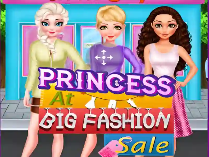 Гульня Princess Big Fashion Sale онлайн