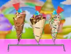 Гульня Homemade Ice Cream Cooking онлайн